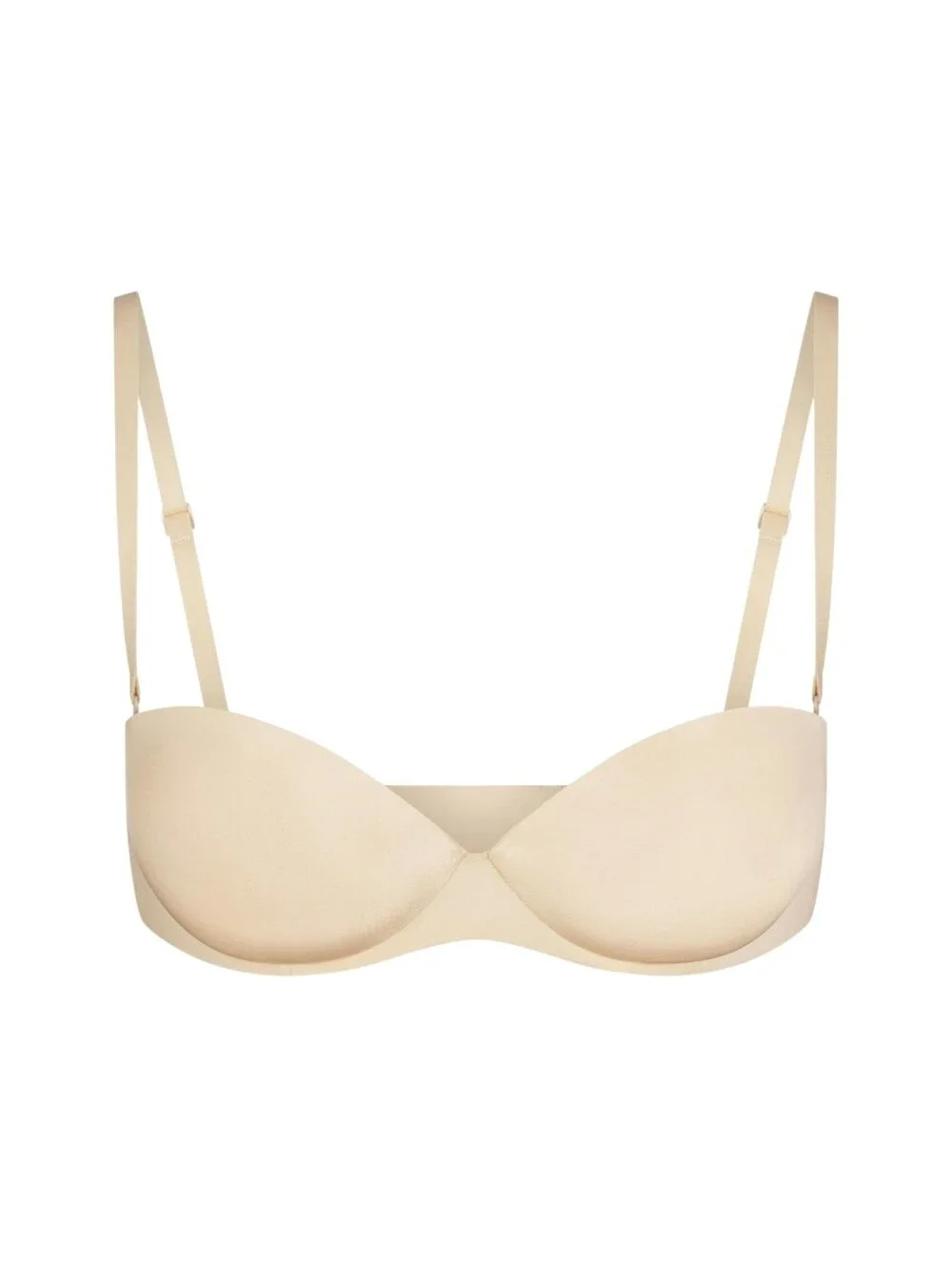 NWT Skims Ultimate Strapless Push Up Bra Light Nude Sand 34DD Comes With Straps